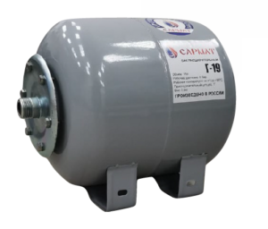 Бак металлический Sarmat Г-50 л (серый, горизонтальный)