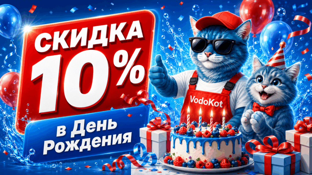 Скидка 10% в День Рождения