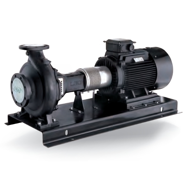 Центробежный промышленный водяной насос LEO модель LEN 125-80-200D (380В) консольного типа