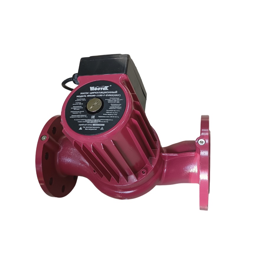 Циркуляционный фланцевый насос Vodotok WRS 80-1100-F-EVRO (GRF)