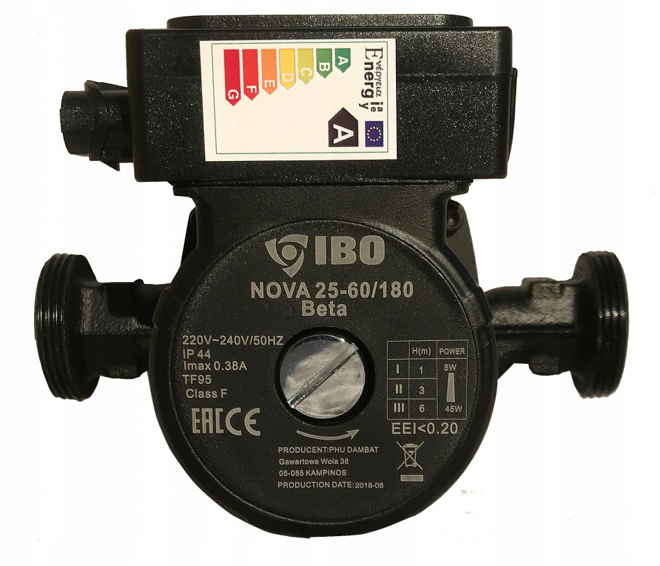Циркуляционный насос IBO NOVA 25-60/180