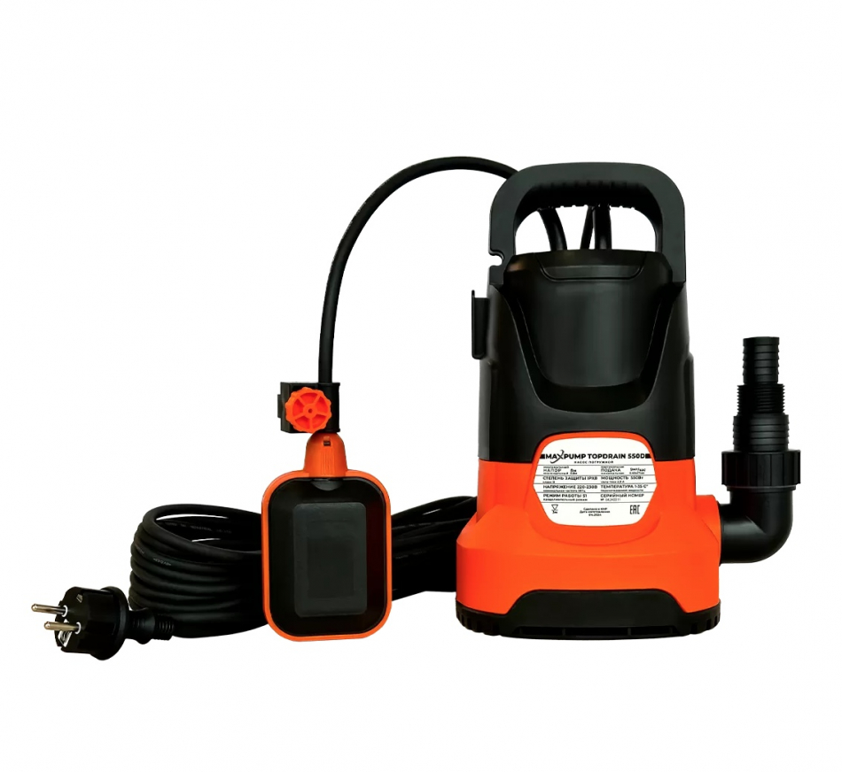 Дренажный насос Maxpump TOPDRAIN 550D