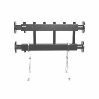 Модульный коллектор MKSS-400-3×32 (до 400кВт 2магистр.подкл. Фл.Ду65 3контура G1¼″ вверх или вниз)