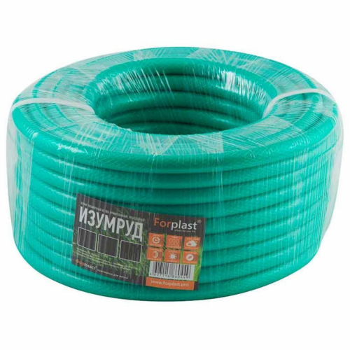 Шланг поливочный ПВХ «Forplast» Изумруд 1/2″, 25м