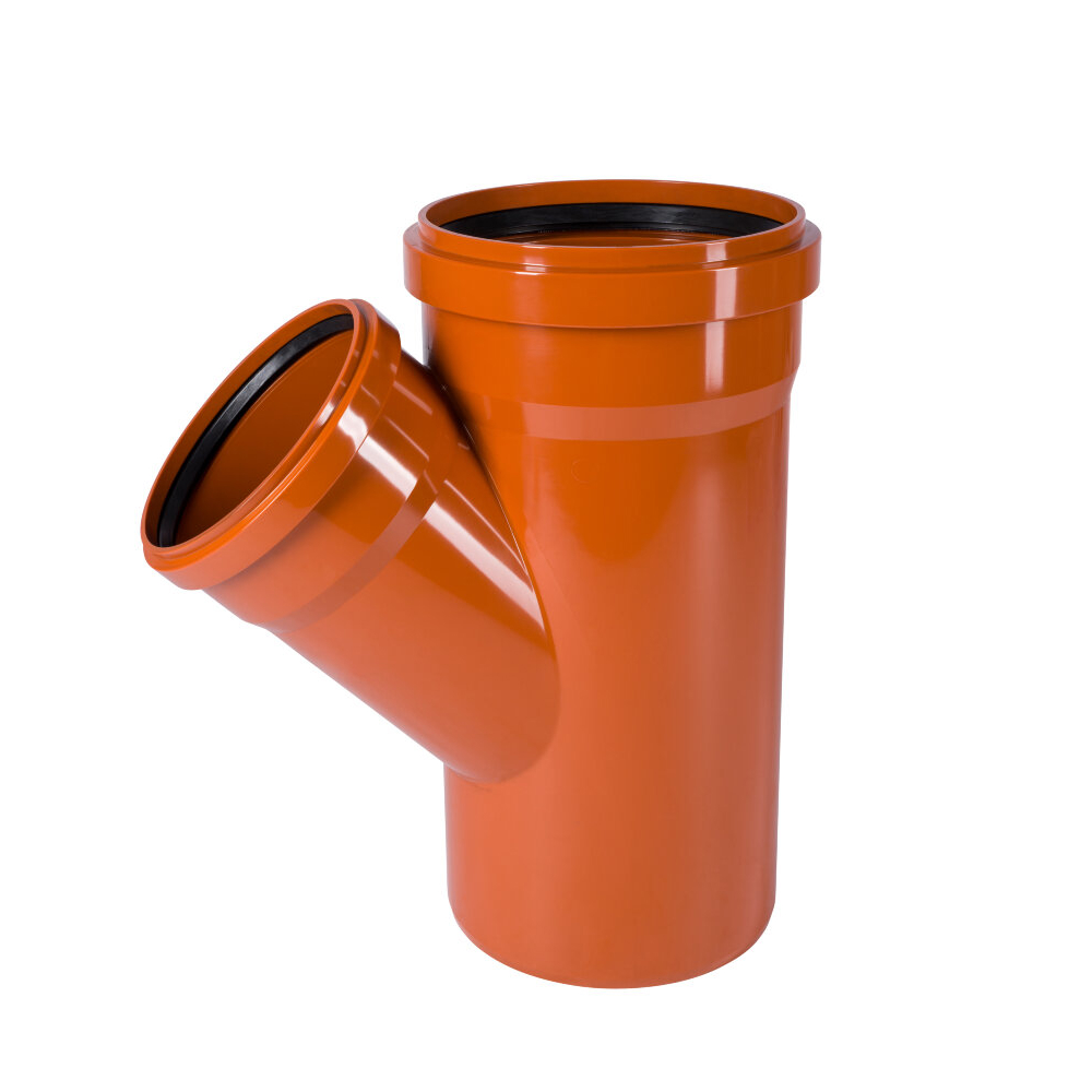 Тройник KGEA 250/200*45 гр. Ger для наружной канализации, Ostendorf (1/12)