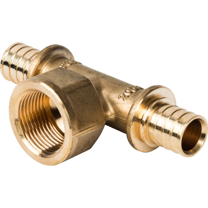 Тройник-переходник с внутренней резьбой 20xR 3/4″ (10/40) STOUT