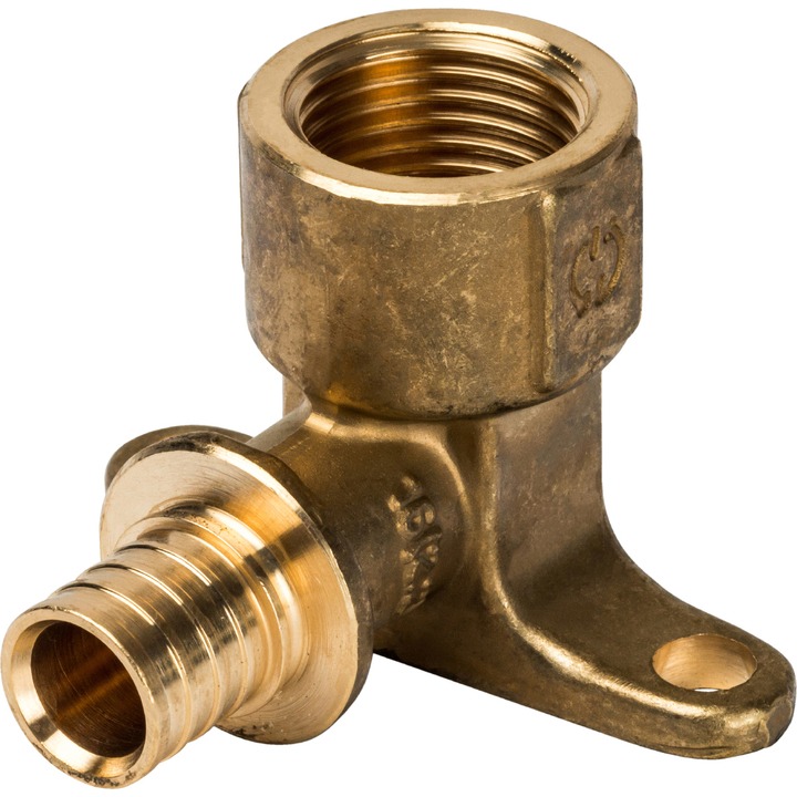 Угольник настенный с креплением 16xRp 1/2″ (10/60) STOUT