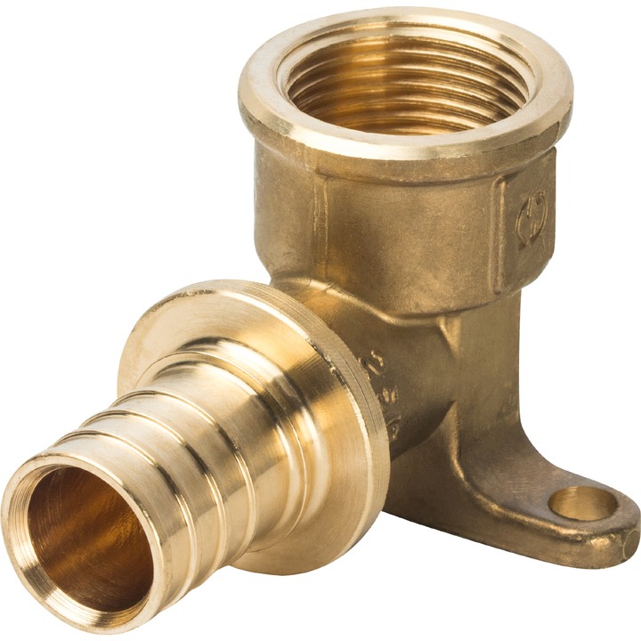 Угольник настенный с креплением 25xRp 3/4″ (5/30) STOUT
