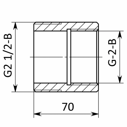 Втулка переходная (с G-2½ на G-2) АМТ8.229.017