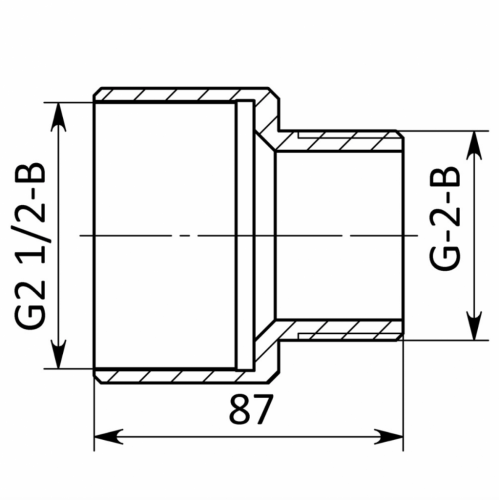 Втулка переходная ( с G-2 на G-2½) АМТ8.229.023