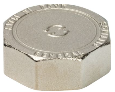 Заглушка ВР никелированная 1 1/2″ STOUT
